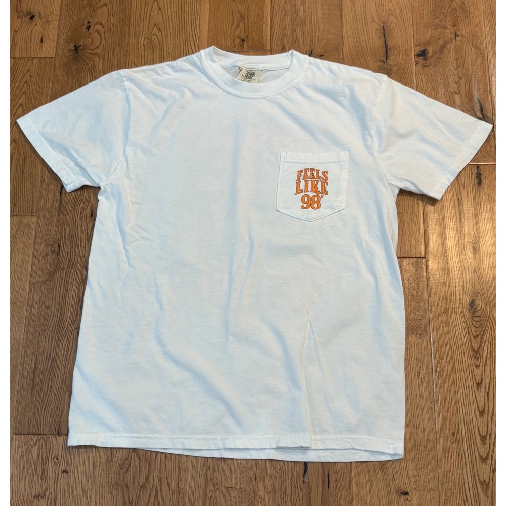 Comfort Colors Old Row Tennessee Feels Like 98 Third Saturday October T-Shirt M